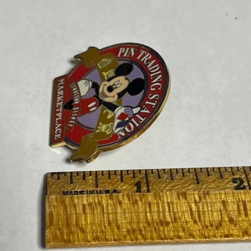 Mickey at Downtown Disney Marketplace Trading Pins Lapel Hat Vest Pin 1.5